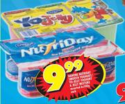 Danone Nutriday Smooth Yoghurt/Yo-Jelly Yoghurt & Jelly Mixture Assorted-6x100g Each