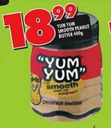 Yum Yum Smooth Peanut Butter - 400g
