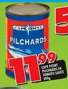 Cape Point Pilchards Tomato Sauce - 400g