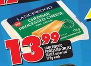 Lancewood Processed Cheese Slices Assorted-175g