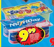 Danone Nutriday Smooth Yoghurt/Yo-Jelly Yoghurt & Jelly Mixture Assorted - 6 x 100g Each