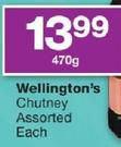 Wellington's Chutney Assorted-470g
