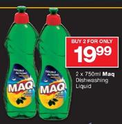 Maq Dishwashing Liquid-2x750ml