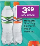 Bonequa Sparkling Flavoured Water Assorted-500ml Each