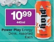Power Play Energy Drink Assorted-440ml