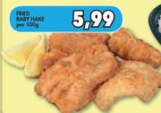 Fried Baby Hake Per 100g