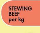 Stewing Beef Per Kg