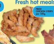 Fried Chicken Strips Per 100g