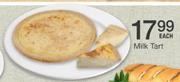  Bakery Milk Tart-Each
