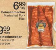 Feinschmecker Marinated Pork Ribs-100g