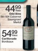 Odd Bins Bin 924 Cabernet Sauvignon/Merlot-750ml