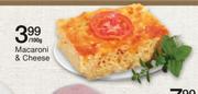 Macaroni & Cheese-Per 100g