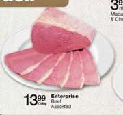 Enterprise Beef Assorted-Per 100g