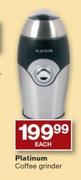 Platinum Coffee  Grinder