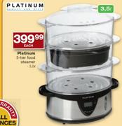 Platinum 3.5L 3-Tier Food Steamer