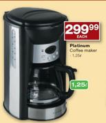 Platinum 1.25L Coffee Maker