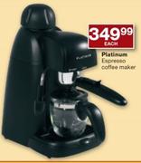 Platinum Espresso Coffee  Maker