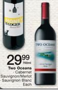 Two Oceans Cabernet Sauvignon/Merlot Sauvignon Blanc-750Ml