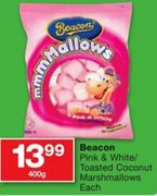 Beacon Pink & White/Toasted Coconut Marshmallows-400G
