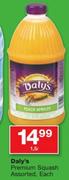 Daly's Premium Squash Assorted-1.5L