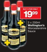 Wellington's Worcestershire Sauce-3x250Ml