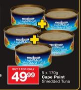 Cape Point Shredded Tuna-5x170G