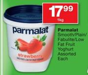 Parmalat Smooth/Plain/Fabulite/Low Fat Fruit Yoghurt Assorted-1Kg