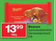Beacon Sjokoladeblokkie Verskeidenheid-180g Elk
