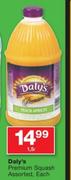 Daly's Premium Squash Assorted-1.5Ltr Each