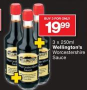 Wellington's Worcestershire Sauce-3x250ml