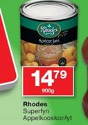 Rhodes Superfine Applekooskonfyt-900g