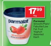 Parmalat Smooth/Plain/Fabulite/Low Fat Fruit Yoghurt Assorted-1kg Each