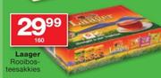 Laager Rooibos Teesakkies-160's