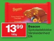 Beacon Sjokoladeblokke Verskeidenheid-180g