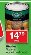 Rhodes Superfyn Appelkooskonfyt-900g