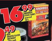 Knorrox Stock Cubes Assorted-36's