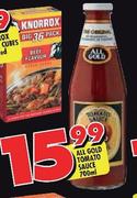 All Gold Tomato Sauce-700ml