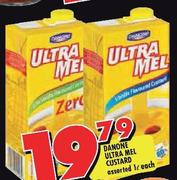 Danone Ultra Mel Custard Assorted-1Ltr Each