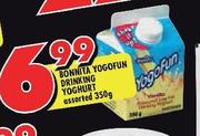 Bonnita Yogofun Drinking Yoghurt Assorted-350g