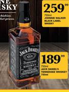 Jack Daniel's Tennessee Whiskey-750Ml