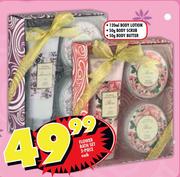 Flower Bath Set 3 Piece-Each