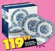 Royal England Porcelain Dinner Set-12 Piece Each