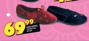 Ladies Slippers Assorted Sizes-Per Pair