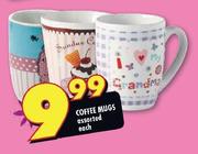 Coffee Mugs Assorted-Each