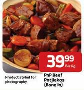 PnP Beef Potjiekos(Bone In)-Per Kg