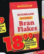 Ritebrand Whole Wheat Bran Flakes-500g