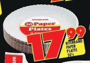 Ritebrand Paper Plates-50's