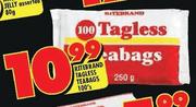 Ritebrand Tagless Teabags-100's