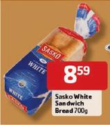 Sasko White Sandwich Bread-700g