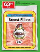 Goldi Frozen Chicken Breast Fillets-2Kg